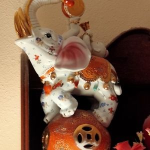 Porcelain Japanese elephant